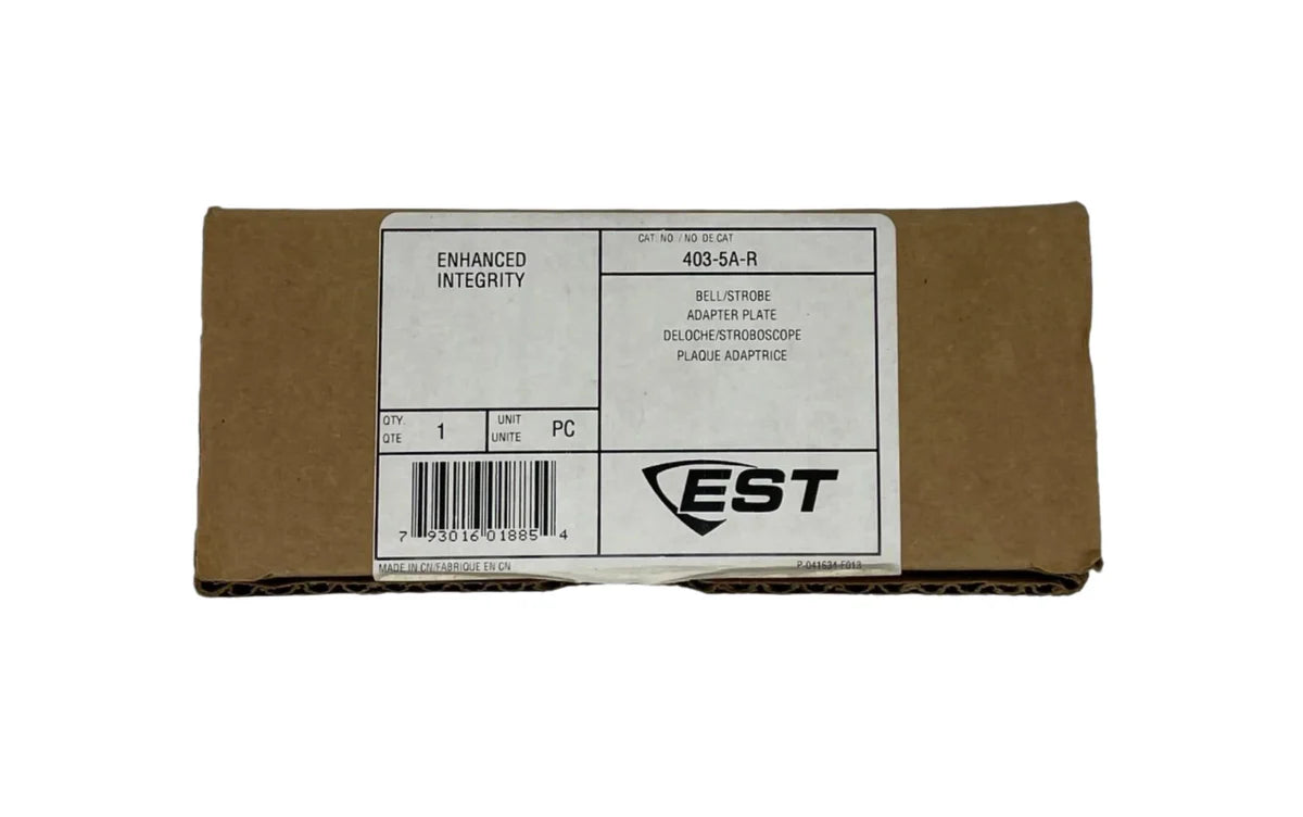 Edwards EST 403-5A-R Bell-Strobe Plate