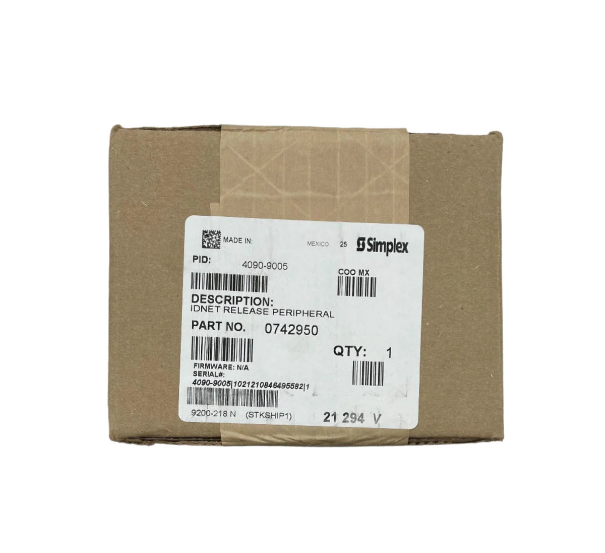 Simplex 4090-9005 IDNET Release Peripheral