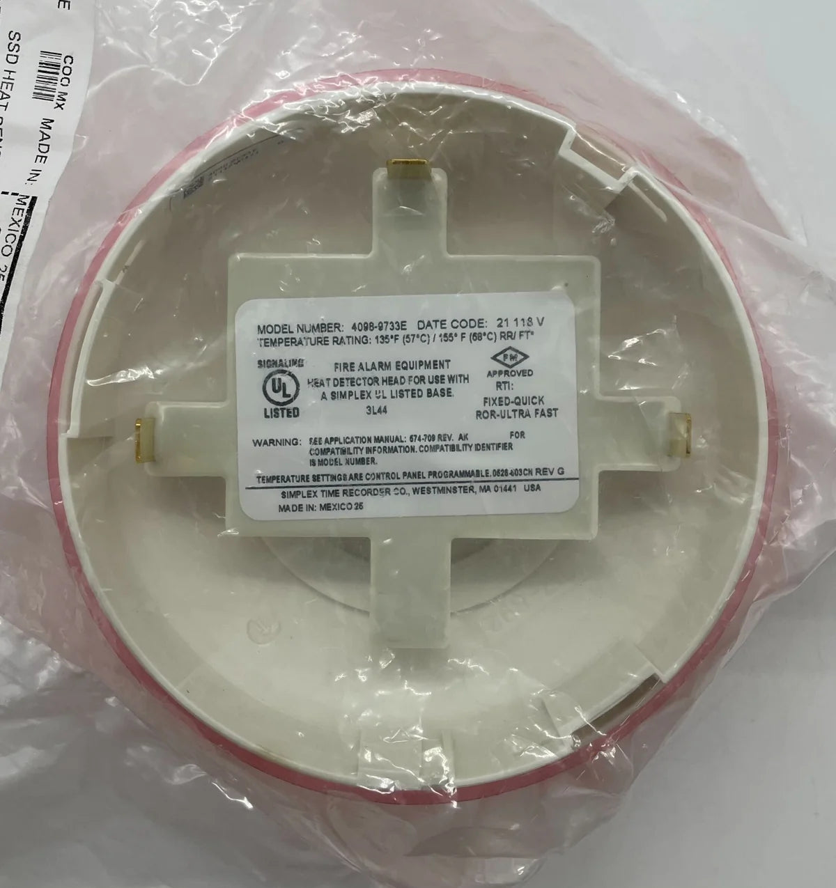 Simplex 4098-9733E Analog Heat Sensor