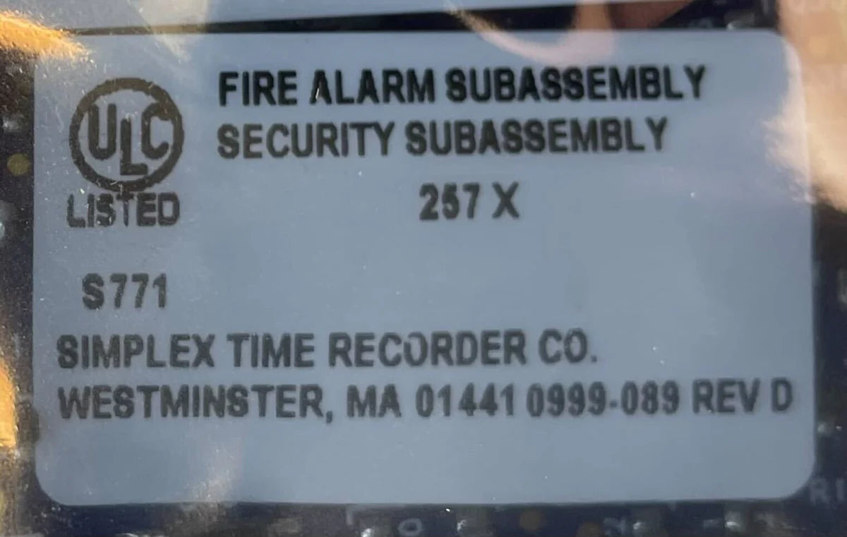 Simplex 4100-1272 Expansion Phone Controller