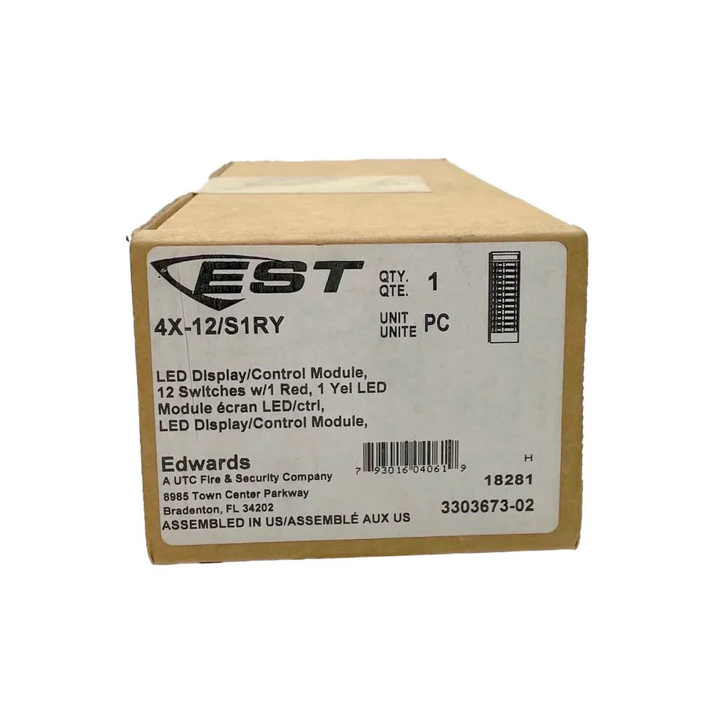 Edwards 4X-12/S1RY LED Display Control Module