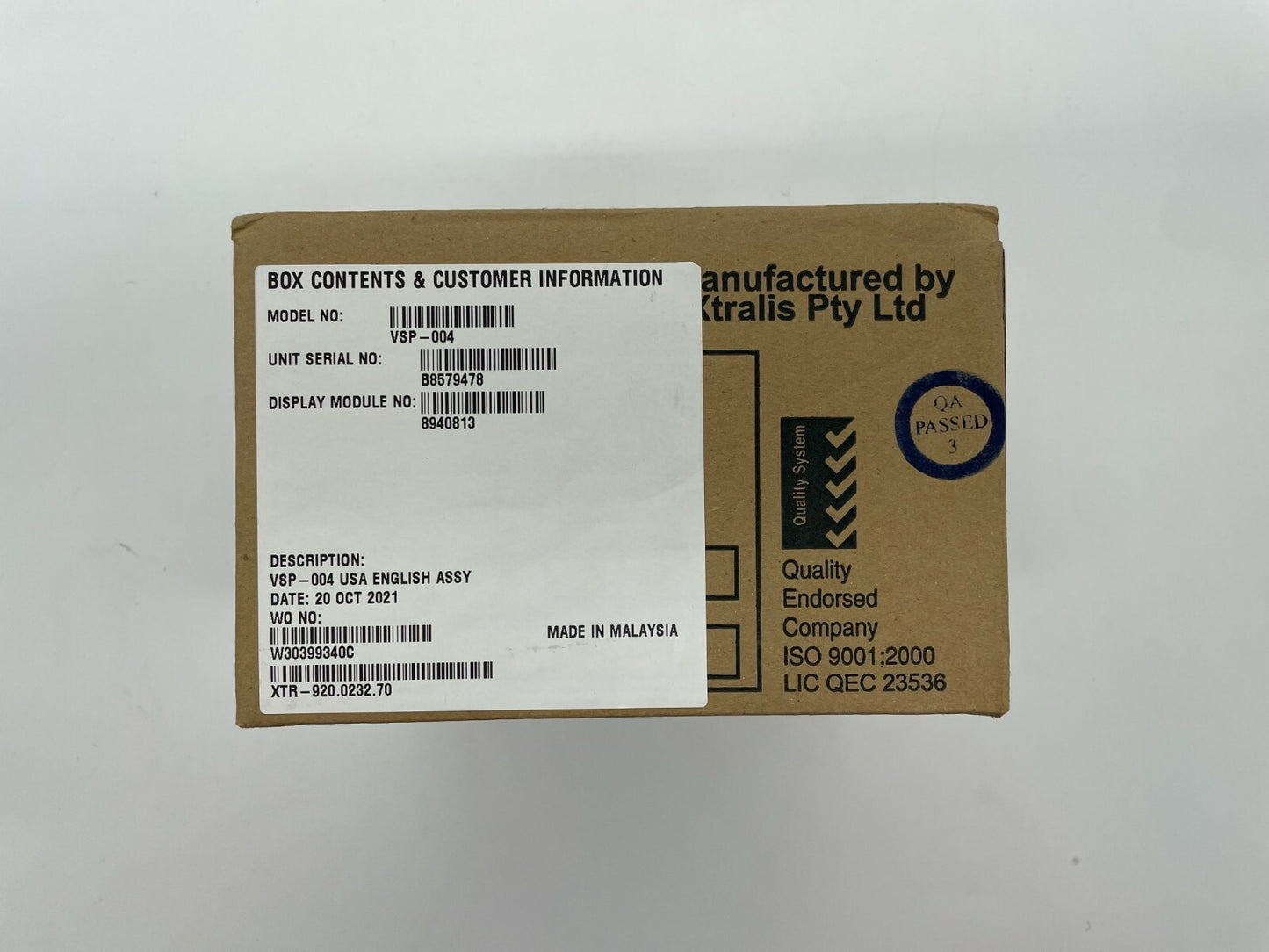 Vesda VSP-004 - Same Day Shipping (SEALED)