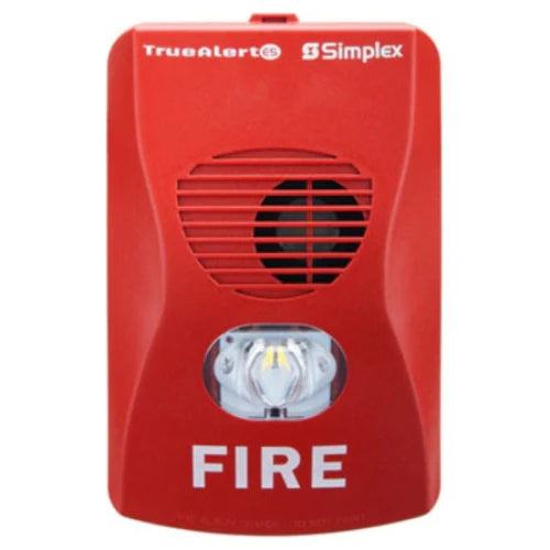 Simplex 59AV-APPLWR-O Horn-Strobe AV, LED, Wall, Red
