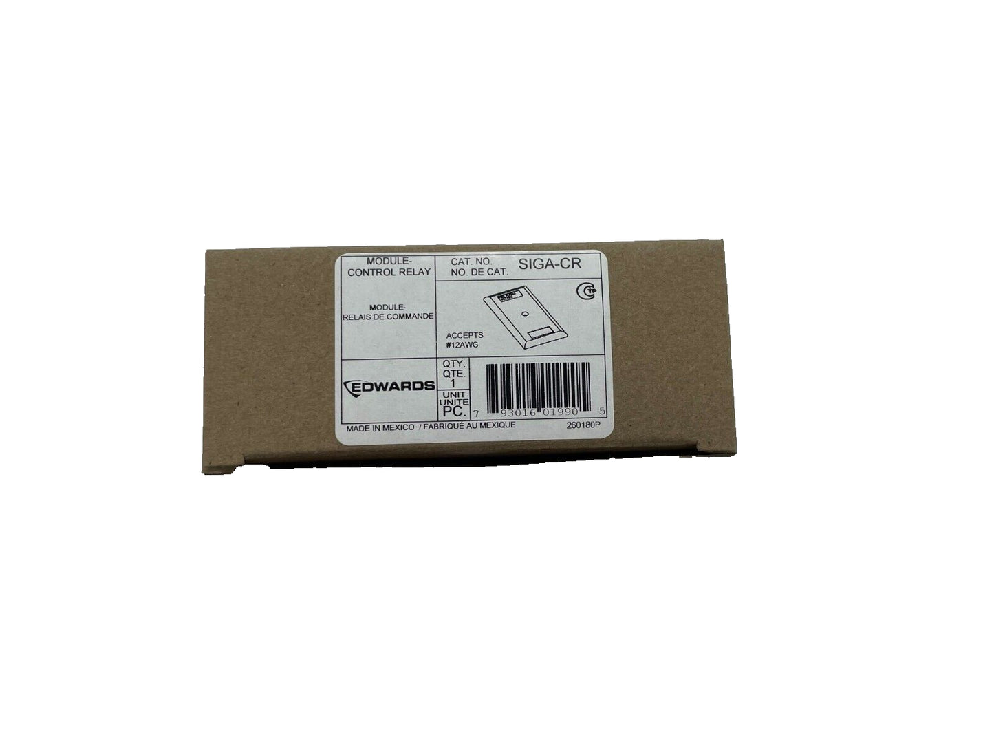 Edwards SIGA-CR Control Relay Module - Same Day Shipping (SEALED)