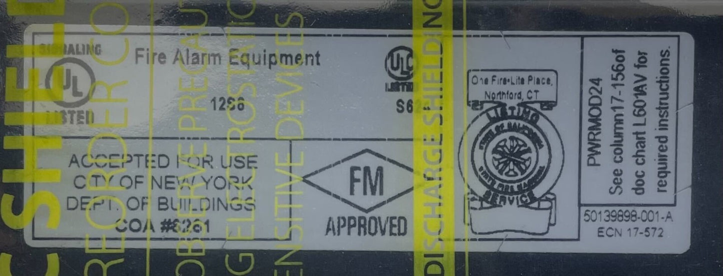 Fire-Lite PWRMOD24 - Same Day Shipping (SEALED)