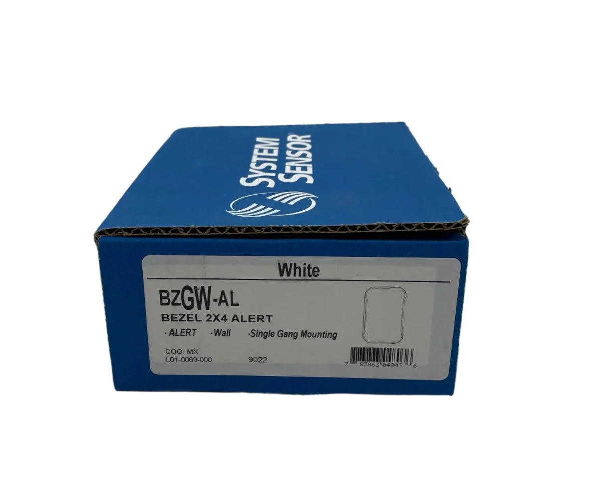 System Sensor BZGW-AL Wall White Bezel Kit Compact Alert