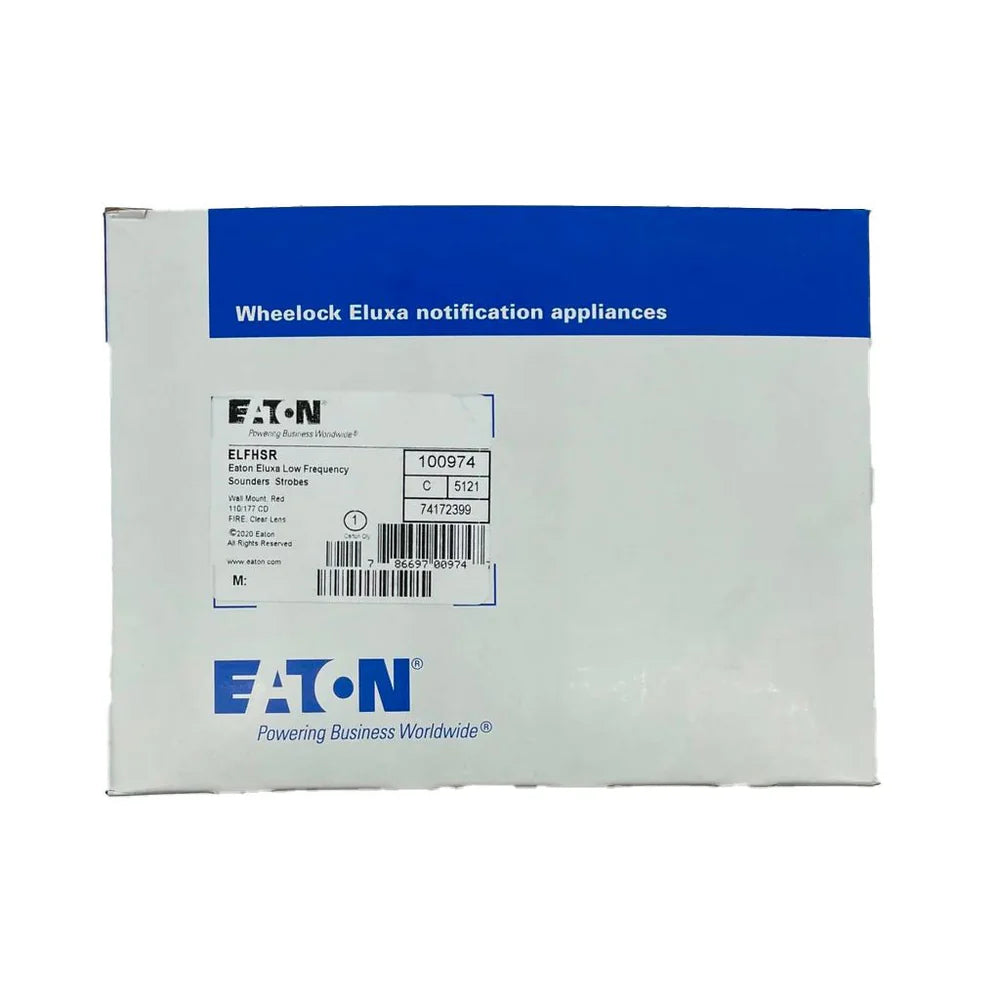 Wheelock ELFHSR Eluxa Low Frequency Sounder Strobe