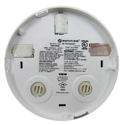 Notifier FSV-951R Very Intelligent Early Warning (VIEW) Detector (White)