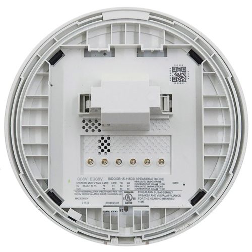 Edwards EST GCSVWF Ceiling Mount Speaker Strobe (White)