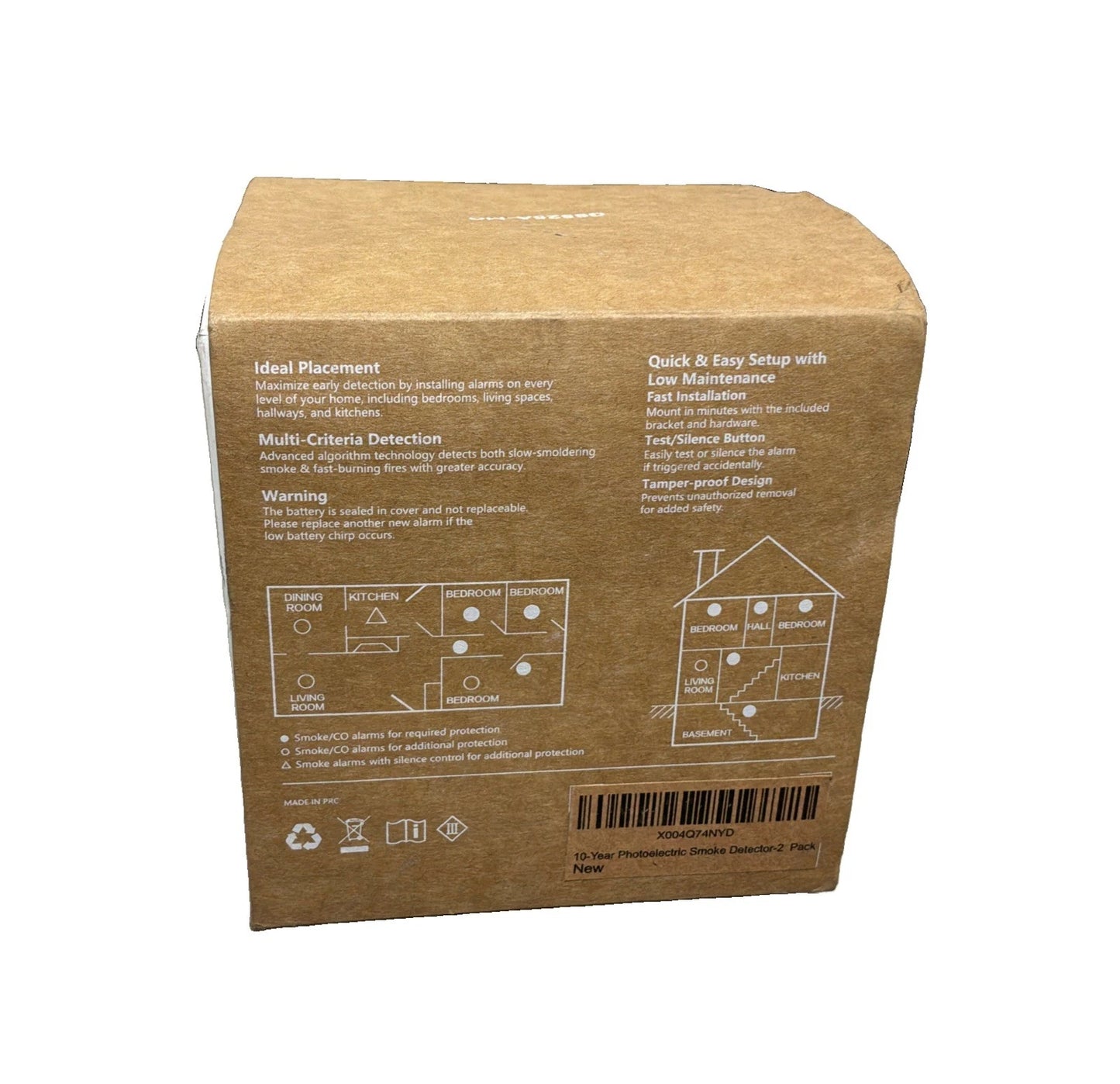 Photoelectric Smoke Alarm Battery GS525A-MG