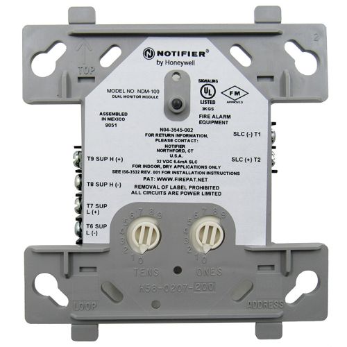 Notifier NDM-100 Dual Monitor Module