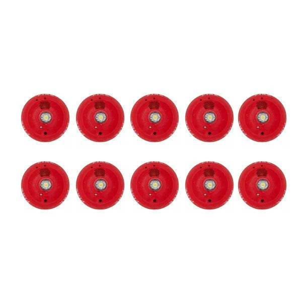 System Sensor PC2RLED-BP10 Horn Strobe Red