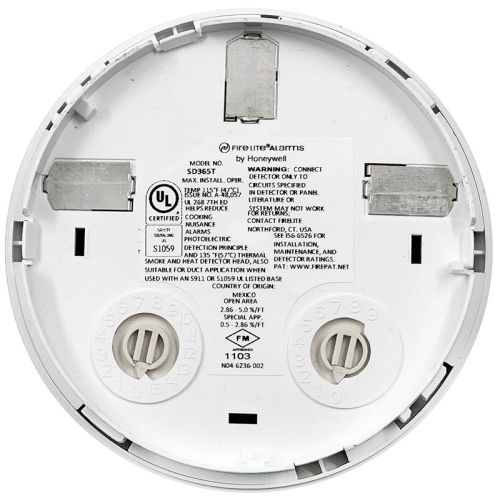 Fire-Lite SD365T Photoelectric Smoke w/ Thermal Sensor (White)