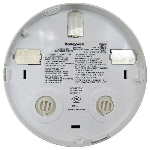 Silent Knight SK-PHOTO-R-W Smoke Sensor w/ Remote Test (White)