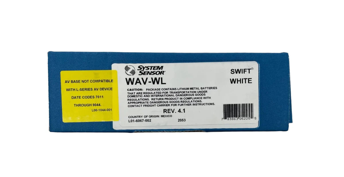 System Sensor WAV-WL | Same Day Shipping (SEALED BOX)