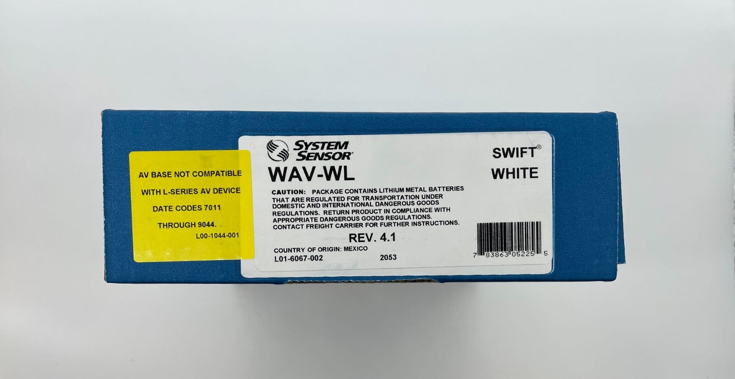 System Sensor WAV-WL | Same Day Shipping (SEALED BOX)