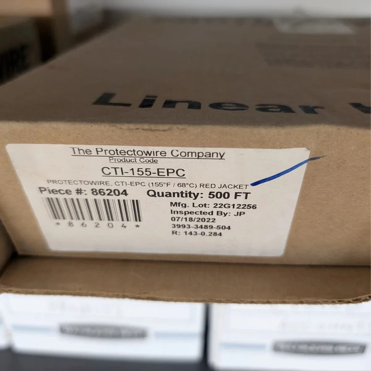 Protectowire CTI-155-EPC Linear Heat Detector Cable 500 Feet - (SEALED)