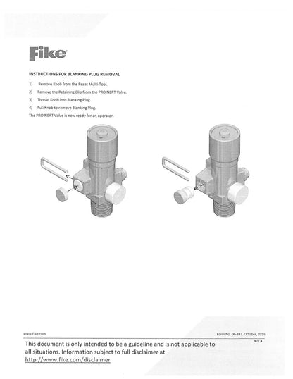 Fike 02-14782 Reset Multi-tool