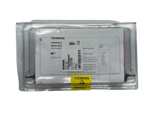 Siemens ZAC-40 - Same Day Shipping (SEALED)