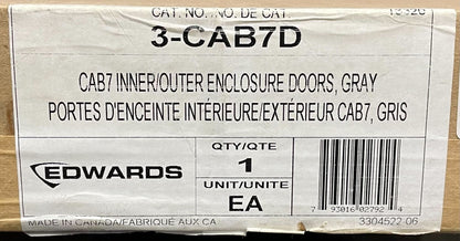 Edwards 3-CAB7D - Same Day Shipping (SEALED)