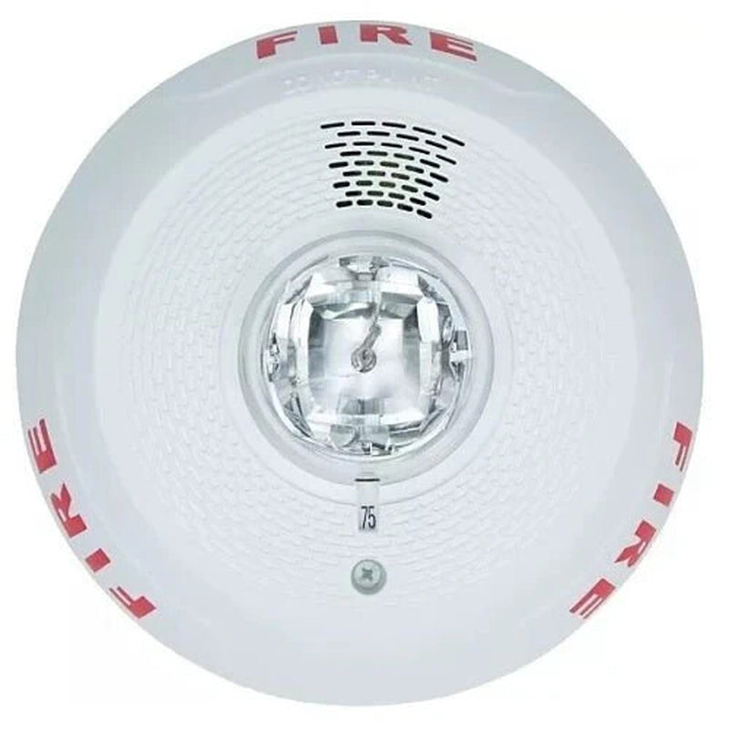 System Sensor PC2WKLED Horn Strobe, "FIRE", White - Same Day Shipping (SEALED)