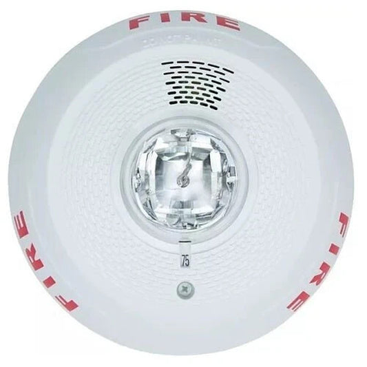 System Sensor PC2WKLED Horn Strobe, "FIRE", White - Same Day Shipping (SEALED)