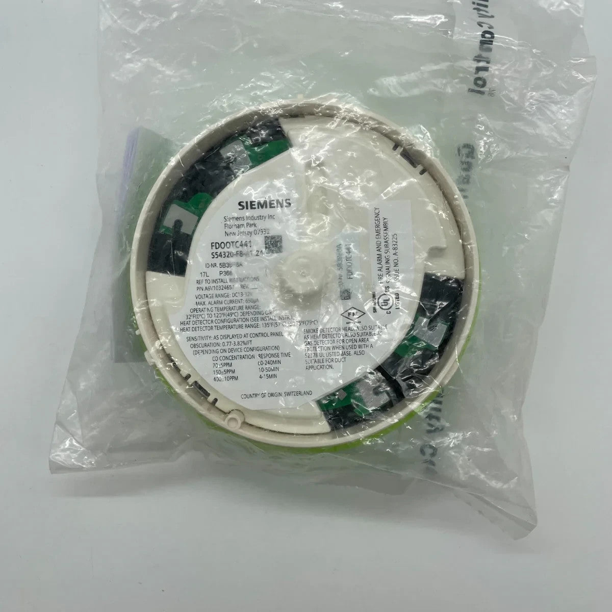 Siemens FDOOTC441 (S54320-F8-A1) Multi-Sensor Detector - Same Day Shipping