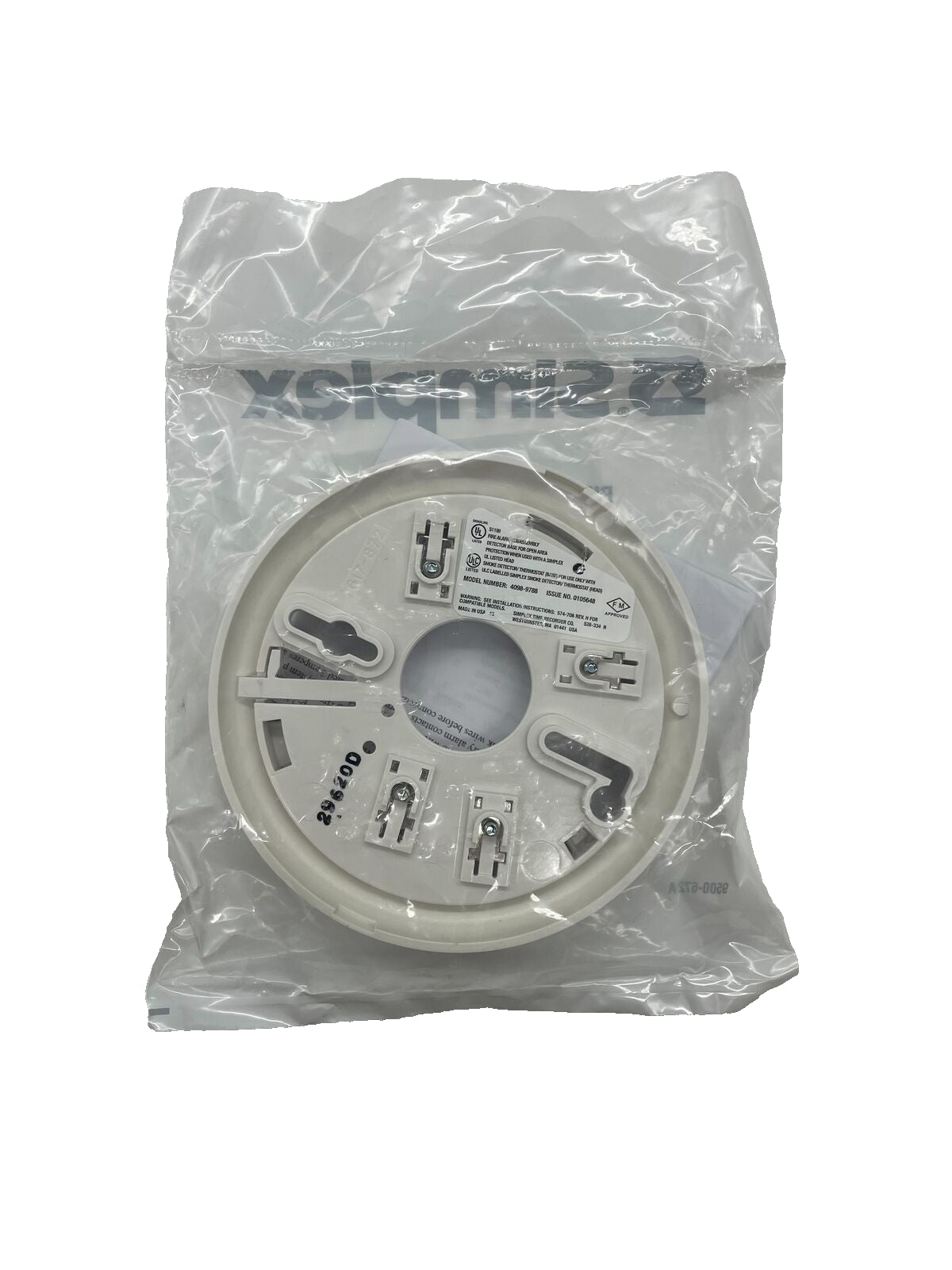Simplex 4098-9788 2-Wire Base - Same Day Shipping (SEALED)