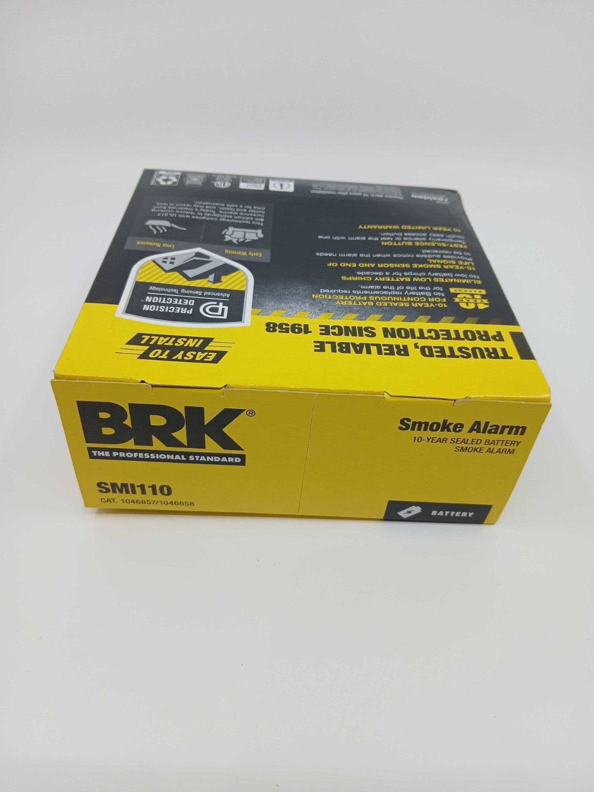 BRK SMI110 10-Year Sealed Battery Ionization Smoke Alarm (1046858)
