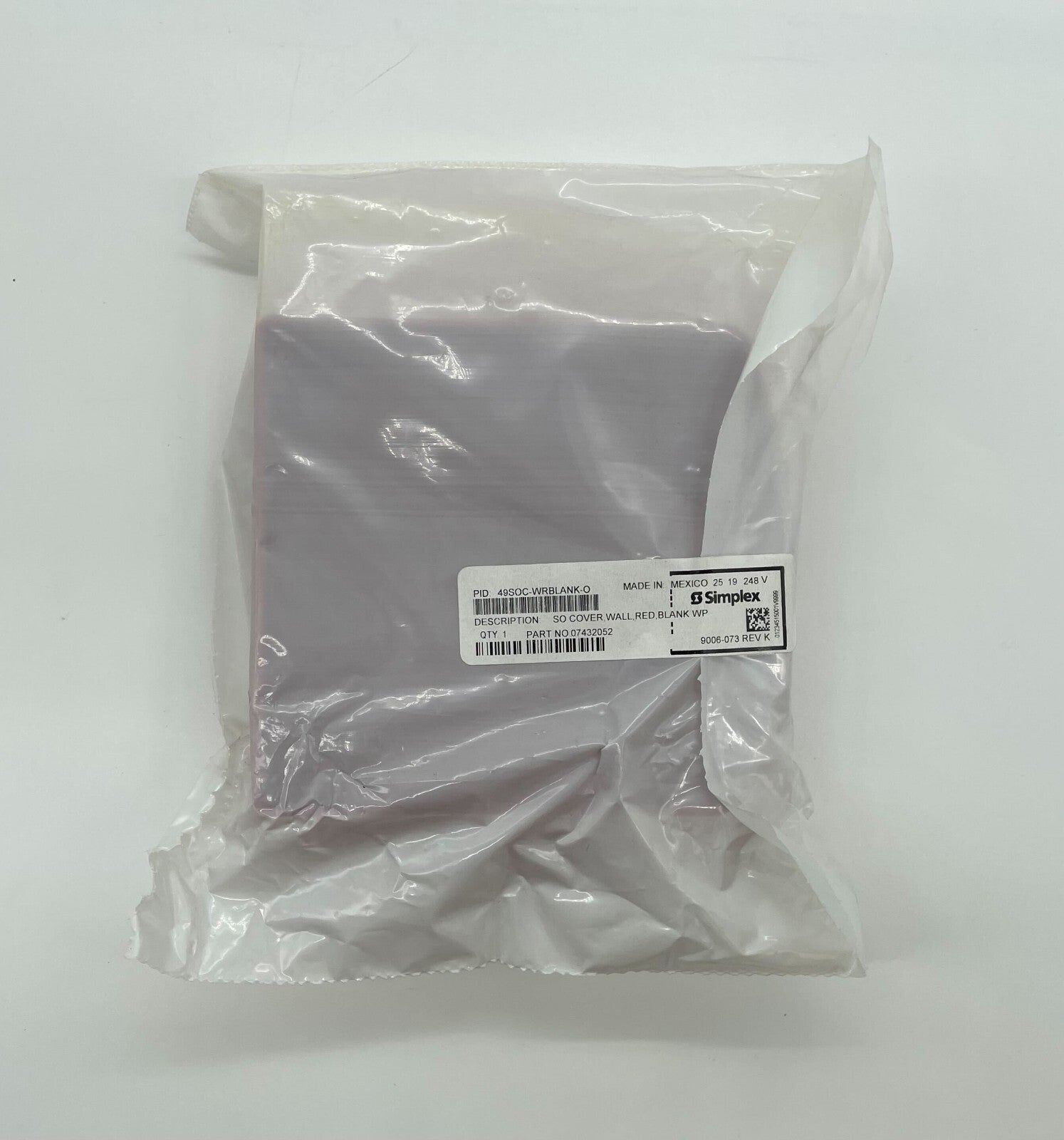 Simplex 49SOC-WRBLANK-