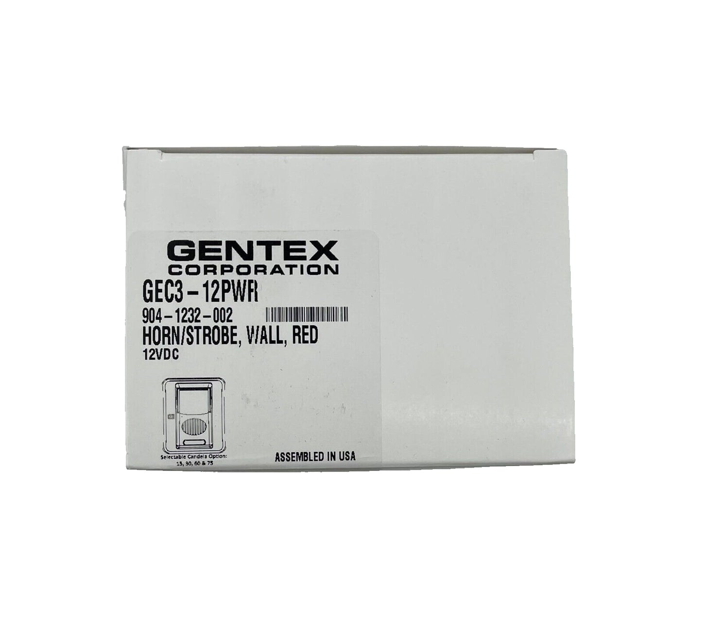 Gentex GEC3-12PWR (904-1232-002) - Same Day Shipping (SEALED)