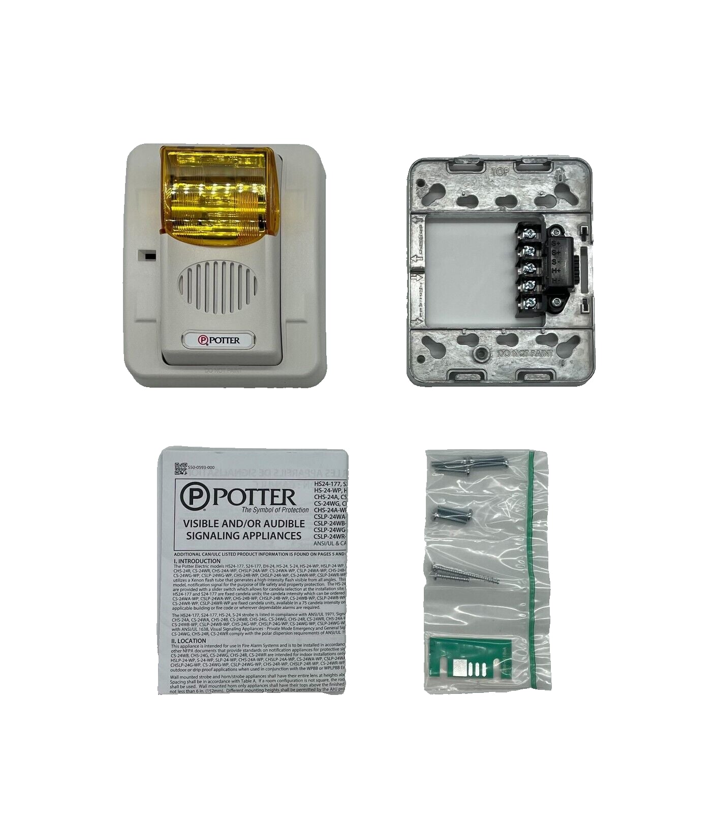 Potter CHS-24AW - Same Day Shipping (SEALED)