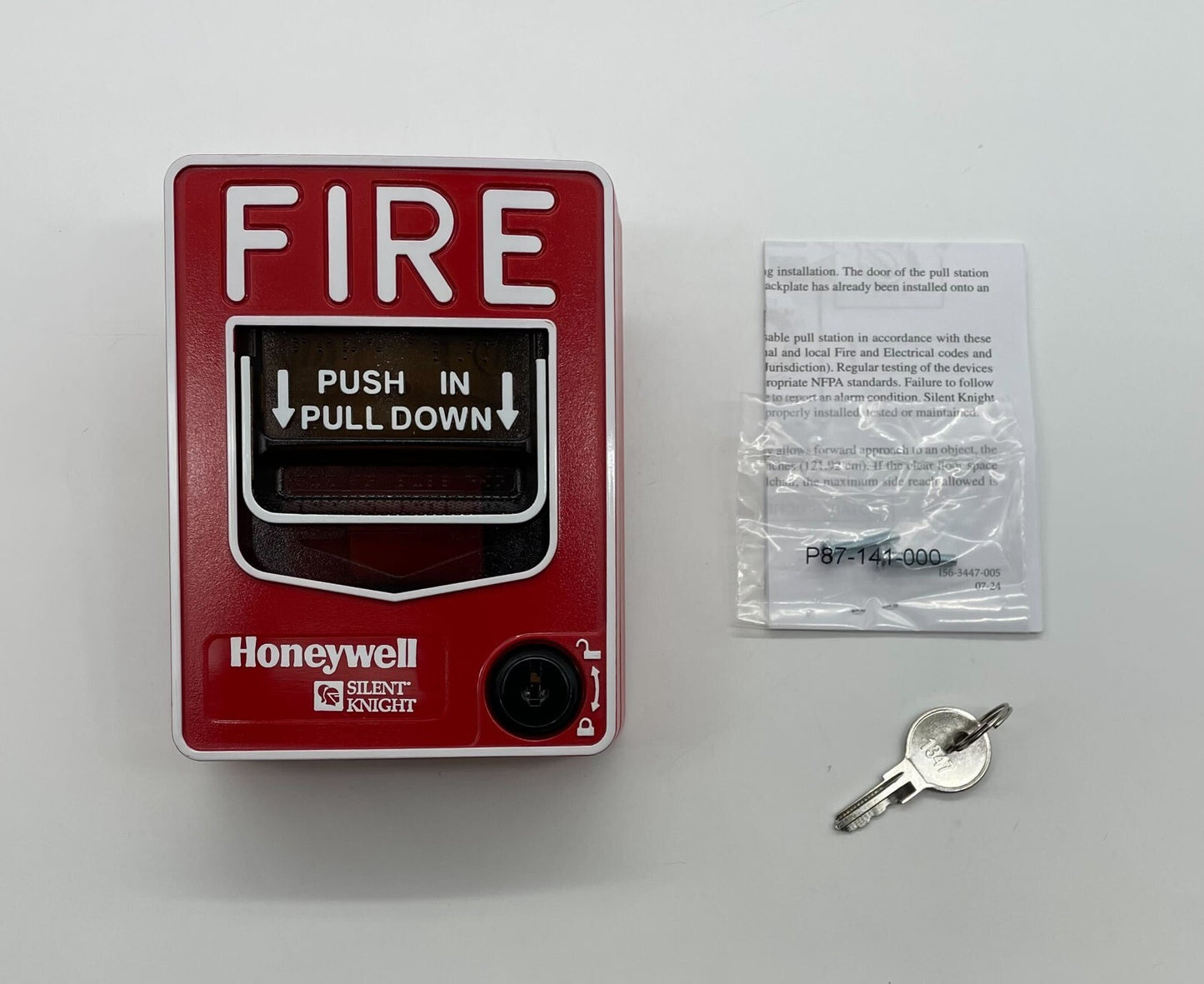 Silent Knight SK-PULL-DA Dual Action Pull Station - Same Day Shipping (SEALED)