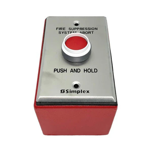 Simplex 2080-9068 Abort Switch Current Limited Red Surface