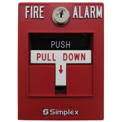 Simplex 2099-9759 Dual-Action Manual Pull Station w/ Key Lock