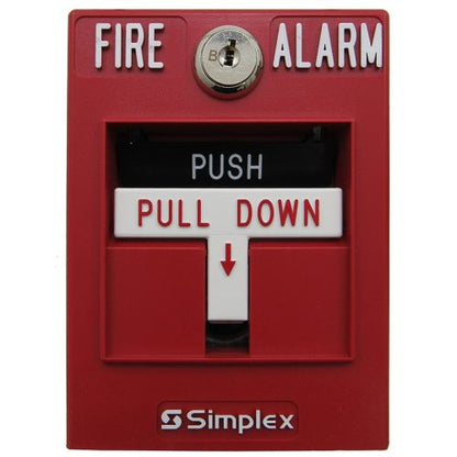 Simplex 2099-9759 Dual-Action Manual Pull Station w/ Key Lock