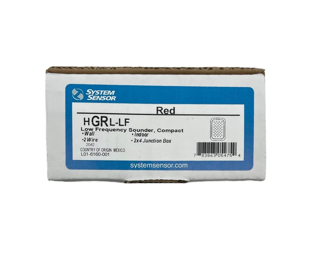 System Sensor HGRL-LF Low Frequency Compact Sounder - Same Day Shipping (SEALED)