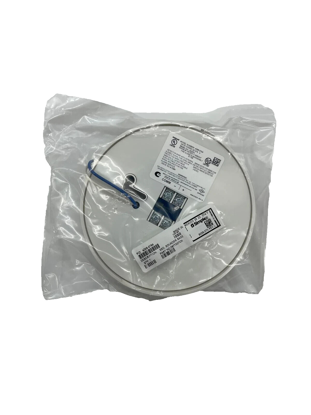 Simplex 4098-9794 Sensor Sounder Base - Same Day Shipping (SEALED)