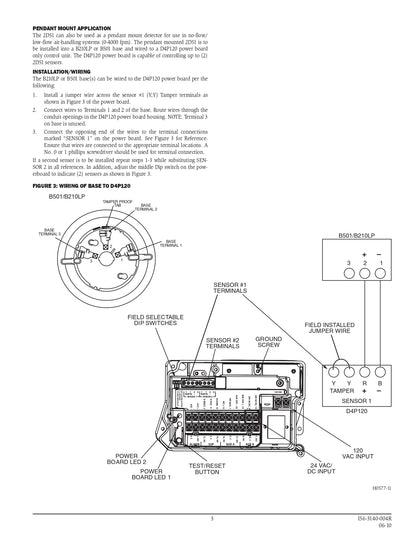 System Sensor 2D51 Photoelectric Smoke Detector