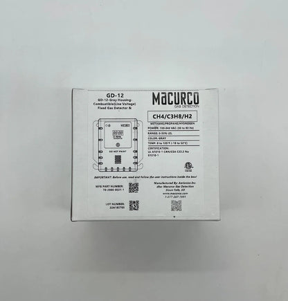 Macurco GD-12 - Same Day Shipping (SEALED)