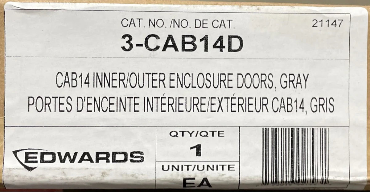Edwards 3-CAB14D Door for CAB14B Series Wallbox