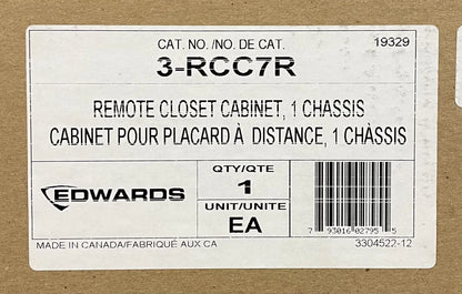 Edwards 3-RCC7R Remote Closet Enclosure Red