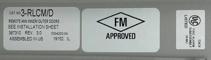 Edwards 3-RLCM/D System-3 Series FACP Outer Door