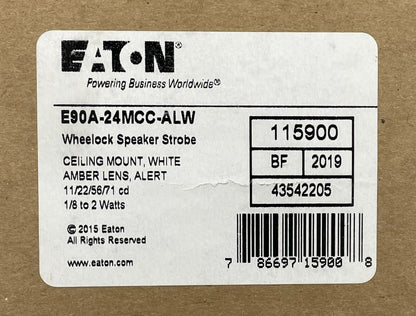 Wheelock E90A-24MCC-ALW - Same Day Shipping (SEALED)