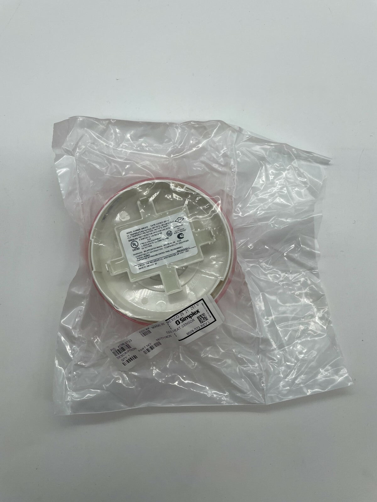 Simplex 4098-9733 Heat Sensor White - Same Day Shipping (SEALED)