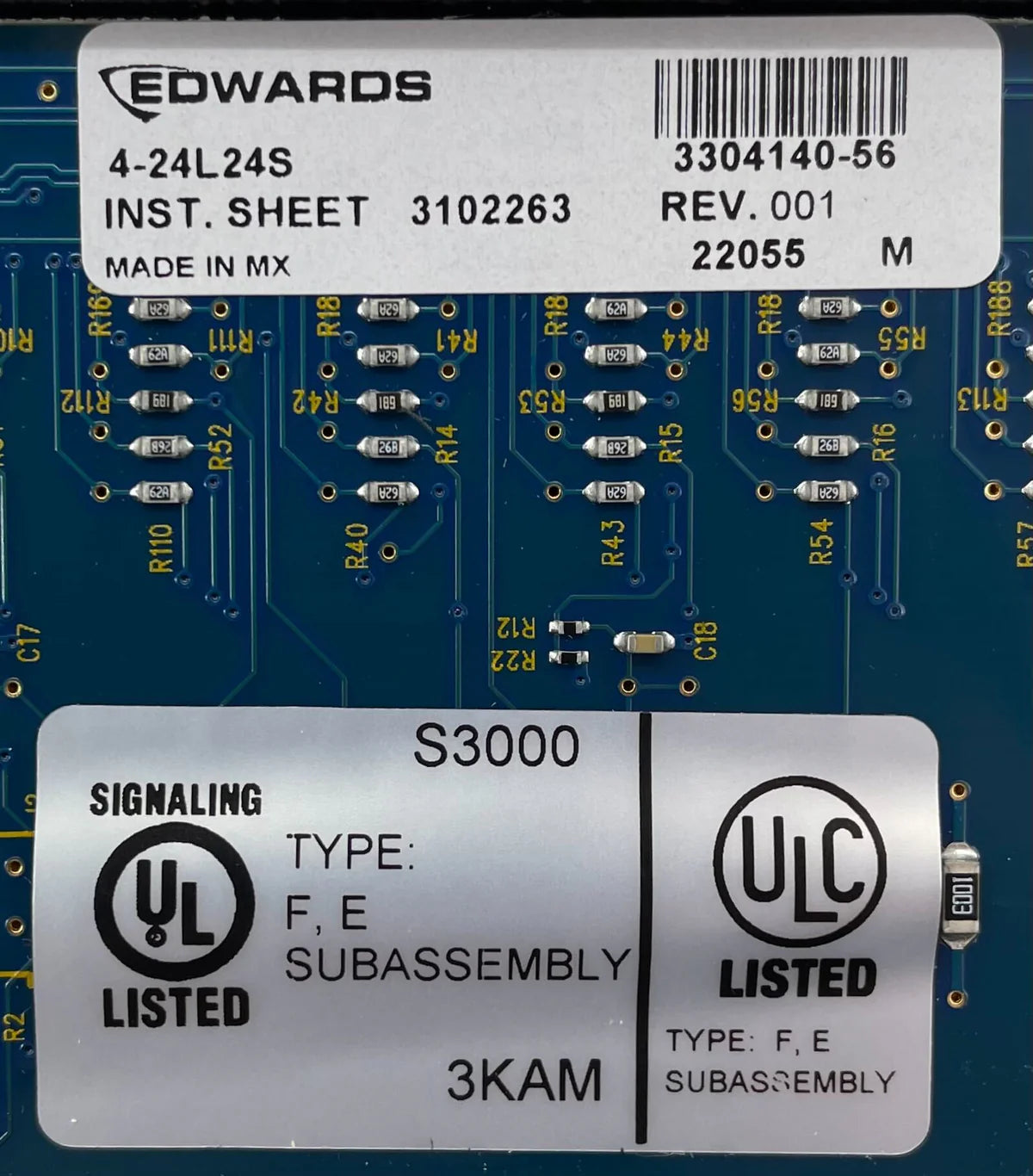 Edwards 4-24L24S Control Display Module