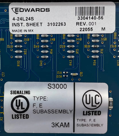 Edwards 4-24L24S Control Display Module