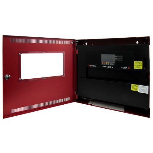 Simplex 4007-9101 4007ES Hybrid Fire Alarm Control Panel (Intelligent FACP) Red