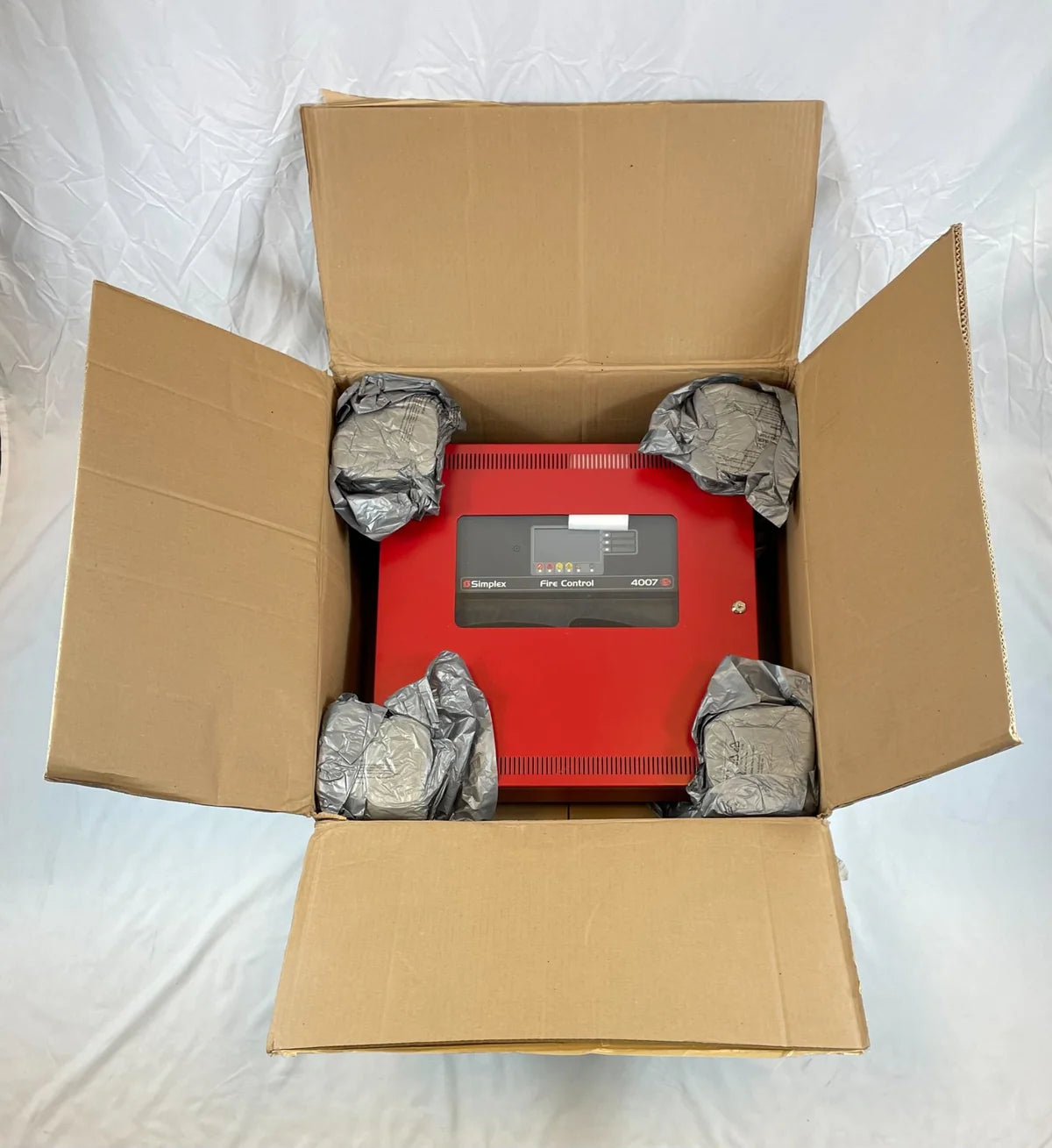 Simplex 4007-9201 4007ES Fire Alarm Control Panel (Intelligent FACP) Red