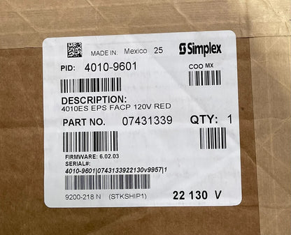 Simplex 4010-9601 Display IDNet 2 Communications Channel